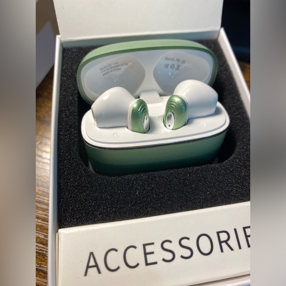 Wireless Earbud, Bluetooth Headphones 5.3 Built in 4 ENC, GREEN - Picture 10 of 13